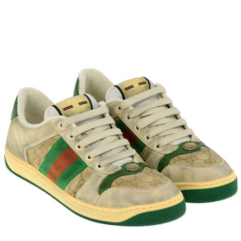 gucci men's green sneakers|farfetch gucci sneakers women.